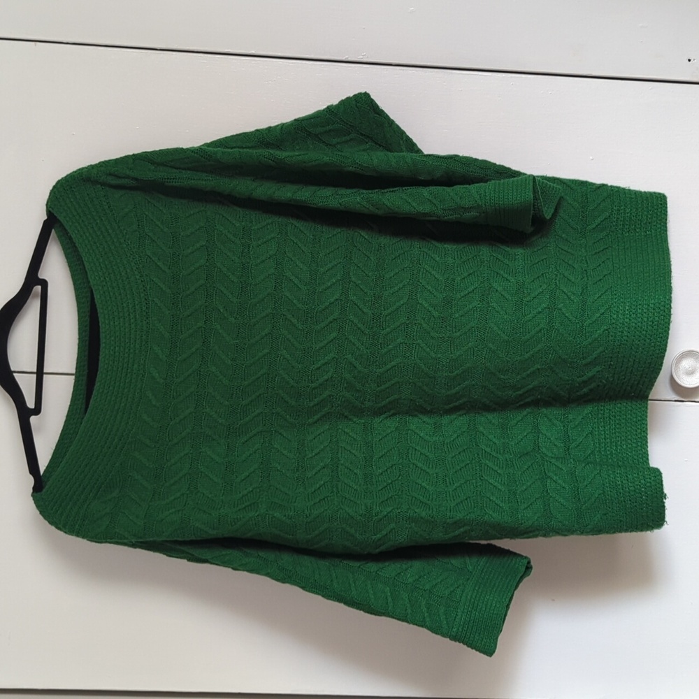 Green sweater
